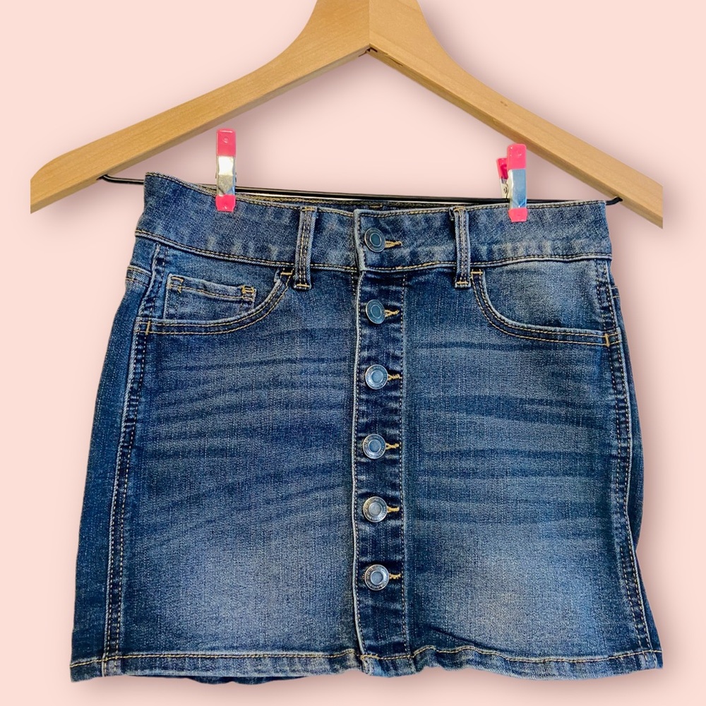 SO Jean Skirt- Girls - Picture 2 of 4